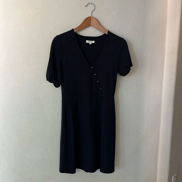 Madewell Cross-Front Button Dress Size Small - Picture 5 of 9